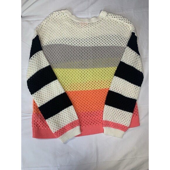 Lisa Todd Stripe Shock Sweater Multicolor Size L - Picture 3 of 8
